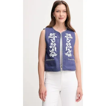 Dámská vesta Vesta Hoss Intropia 5472057 modrá 55X, vel. M