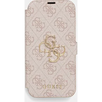 Pouzdro na mobilní telefon Obal na telefon Guess iPhone 15 Pro 6.1" GUBKP15L4GMGPI růžová 30X, vel. ONE SIZE
