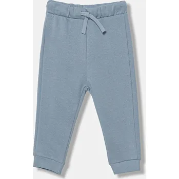 Chlapecké kalhoty Dětské bavlněné tepláky United Colors of Benetton 3J70GF010.P.Season.9BYA modrá 55X, vel. 90