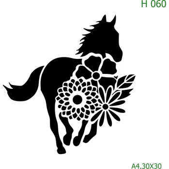 Šablona H 060 - 30 x 30 cm , Nelepící folie