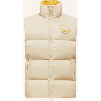 Pánská vesta Moncler Pánská Lehká Péřová Vesta Lipsi, bílá, 54