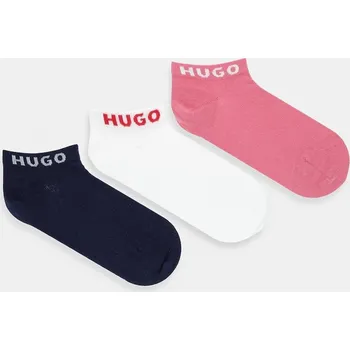 Dámské ponožky Ponožky HUGO 3P AS UNI CC W 3-pack dámské, bílá barva, 50516407 30X, vel. 35-38