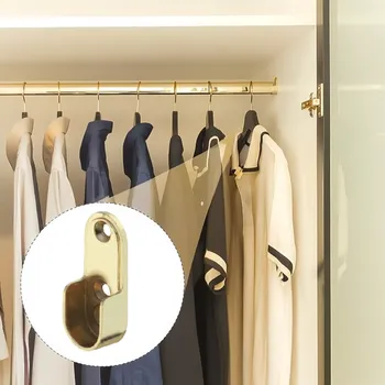 Věšák Häfele Koncovka na věšákovou tyč - oválná / Zlatá