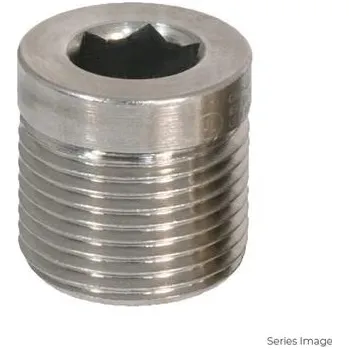 Fitinka CMP 747DAT25 – Zátka NPT ¾" pro Utěsnění, poniklovaná mosaz