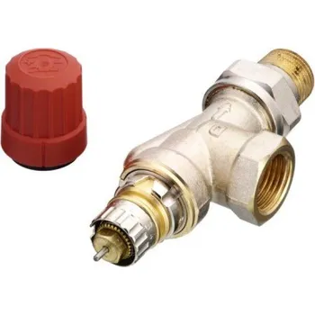 Ventil Danfoss RA-N 15 UK radiátorový ventil 1/2"F, uhlový, termostatický, s přednastavením průtoku