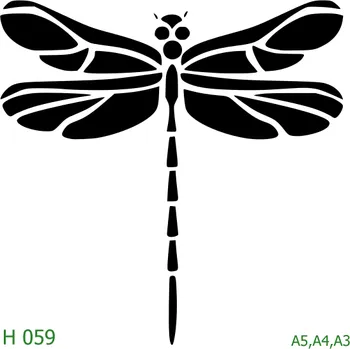 Šablona H 059 - A3 , Nelepící folie