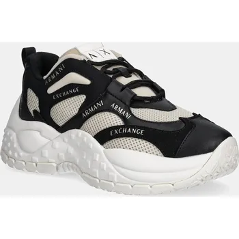 Dámské tenisky Tenisky Armani Exchange dámské, béžová barva, XDX120 XV708 MZ290 XDX120.XV708.MZ290 08X, EUR 38