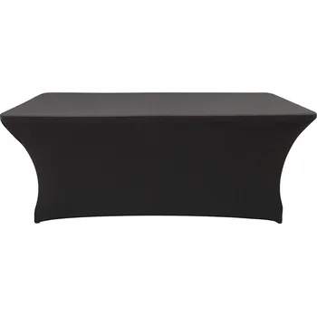 Jídelní stůl Rojaplast Návlek na cateringový stůl 180 x 75 cm ČERNÝ