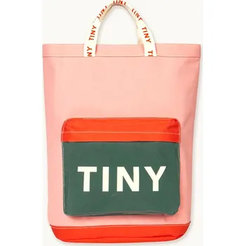 Cestovní taška Dětská taška Tinycottons COLOR BLOCK TOTEPACK AW25.509 růžová 03X, vel. ONE SIZE