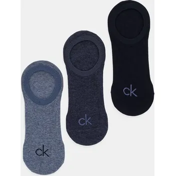 Pánské ponožky Ponožky Calvin Klein 3-pack 701236412 modrá 55X, vel. 39/42