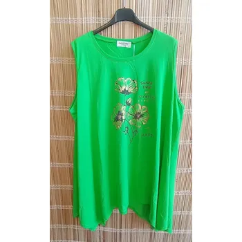 Dámské šaty Dámská volná tunika/krátké šaty zelené vel.UNI (XL/XXL)