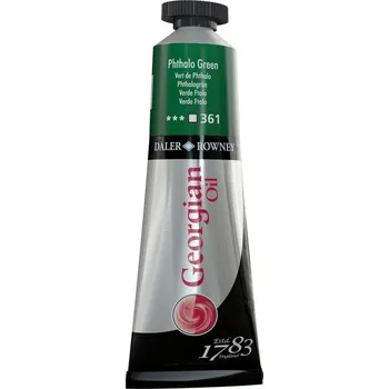 Olejová barva Daler Rowney Georgian Olejová barva Phthalo Green 38 ml 1 ks