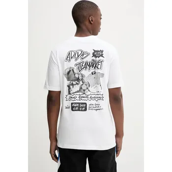 Pánské tričko Bavlněné tričko adidas Originals Graphic LO TS JW3018 bílá 00X, vel. XXL