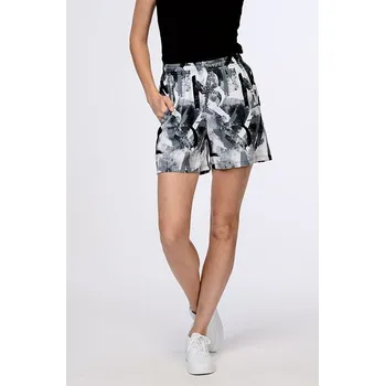 Dámské kraťasy Kratší volnější bíločerné dámské kraťasy 228 velikost M