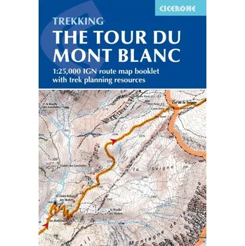 Cestování Tour du Mont Blanc Map Booklet (Kev Reynolds,Lesley Williams,Jonathan Williams)(Brožovaná)