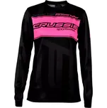 Crussis Triko pánské dlouhý rukáv černé/žluté fluo XS.CSW-021-XS