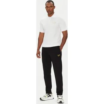 Pánské tričko EA7 Emporio Armani Polokošile 7M000300 AF13739 U0002 Bílá Slim Fit 3XL