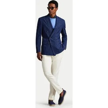 Oblečení a móda Polo Ralph Lauren T-Shirt 710740727101 Modrá Custom Slim Fit XXL