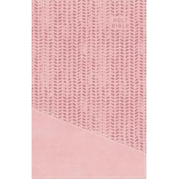 Niv, Reference Bible, Compact, Leathersoft, Pink, Red Letter, Comfort Print (Kniha)