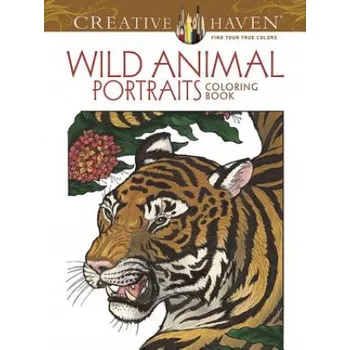 Cizojazyčná kniha Creative Haven Wild Animal Portraits Coloring Book (Llyn Hunter)(Brožovaná)