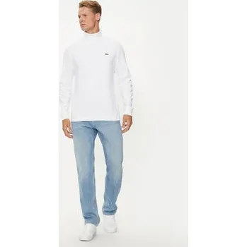 Dámský svetr Lacoste Rolák UH2828 Bílá Slim Fit 7