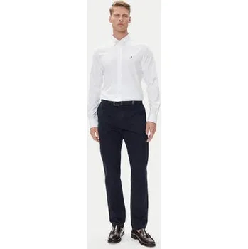 Pánské oblečení Tommy Hilfiger Košile Performance MW0MW39418 Bílá Slim Fit M