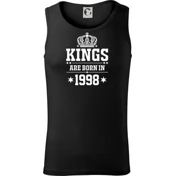 Kings are born in 1998 - Tílko pánské Core - XL ( Černá )