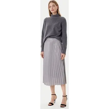 Dámská sukně Morgan Plisovaná sukně 252-JPLISAN Stříbrná Regular Fit 36