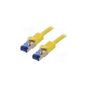Síťový kabel Patch cord S/FTP 6a lanko Cu LSZH žlutá 5m 26AWG -20÷75°C