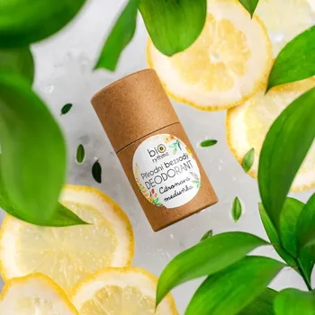 Biorythme Přírodní bezsodý deodorant Citronová meduňka papírový obal 35 g