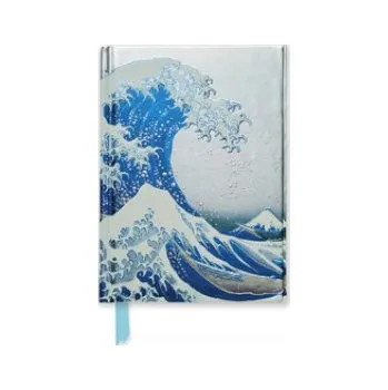 Cizojazyčná kniha Hokusai: The Great Wave (Foiled Pocket Journal) (Diář)