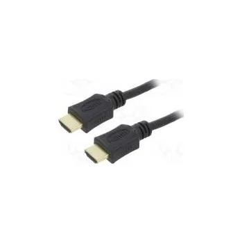 Video kabel Cable HDMI 2.0 HDMI plug,both sides PVC 3m black 30AWG