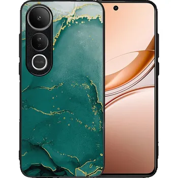 Pouzdro na tablet VSECHNONAMOBIL 117491 MY ART Ochranný kryt pro Vivo V50 Lite GREEN MARBLE (145)