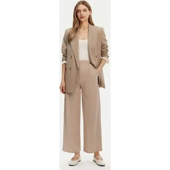 Dámské kalhoty JDY Kalhoty z materiálu Birdie Geggo 15320882 Béžová Regular Fit XS_34