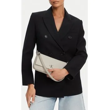 Kabelka Calvin Klein Jeans Kabelka Minimal Monogram Shoulder Pouch LV04K3161G Bílá OS