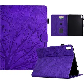 Pouzdro na tablet VSECHNONAMOBIL 116345 ART BIRDS Zaklápěcí obal pro Xiaomi Redmi Pad 2 fialový