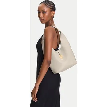 Módní doplněk Calvin Klein Jeans Kabelka Stone Lock Slouchy Small Shoulde LV04K3176G Écru OS