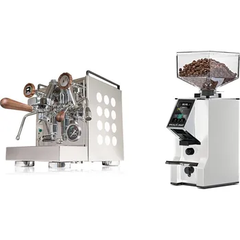 Kávovar Rocket Espresso Appartamento, white, walnut + Eureka Mignon…