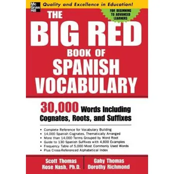 Kniha Big Red Book of Spanish Vocabulary (Scott Thomas)(Brožovaná)
