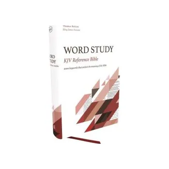 KJV, Word Study Reference Bible, Hardcover, Red Letter, Comfort Print (Pevná)
