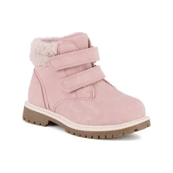 Dámská zimní obuv Nelli Blu Kotníková obuv CYING-162031 Růžová 25