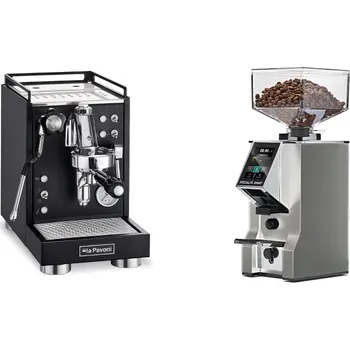 Kávovar La Pavoni Mini Cellini, black + Eureka Mignon Specialita Smart,…