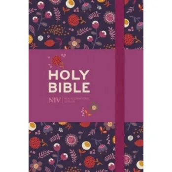 Cizojazyčná kniha NIV Pocket Floral Notebook Bible (New International Version)(Pevná)
