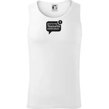 Pánské termoprádlo You're my favourite notification - Tílko pánské Core - L ( Bílá )