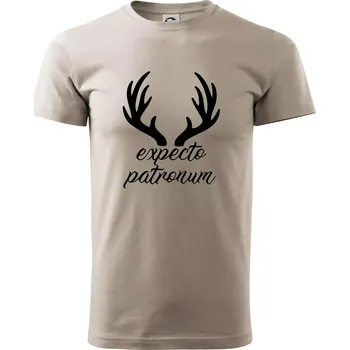 Pánské tričko Harry - Expecto patronum - Klasické pánské triko vyšší gramáže - XS ( Ledově šedá )