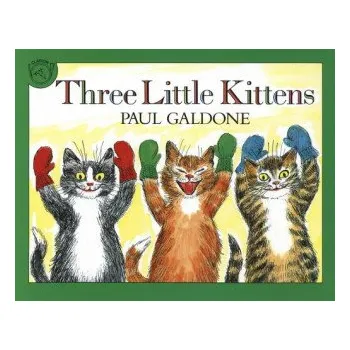 Cizojazyčná kniha 3 Little Kittens (Paul Galdone)(Brožovaná)