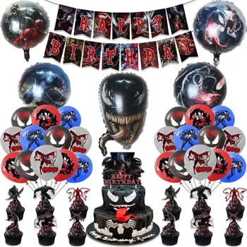 Party dekorace Set narozeninová dekorace Venom a Carnage | MARVEL