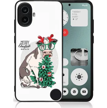 Vánoční dekorace VSECHNONAMOBIL 117712 MY ART Kryt s vánočním designem CMF Phone 1 MERRY CHRISTMAS (074)