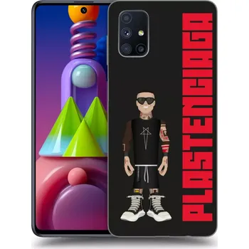 Pouzdro na mobilní telefon Picasee silikonový černý obal pro Samsung Galaxy M51 M515F - Tomáš Rajchl