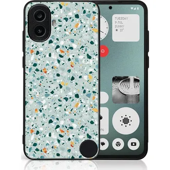 Pouzdro na tablet VSECHNONAMOBIL 117677 MY ART Ochranný kryt pro CMF Phone 1 BLUE TERRAZZO (164)